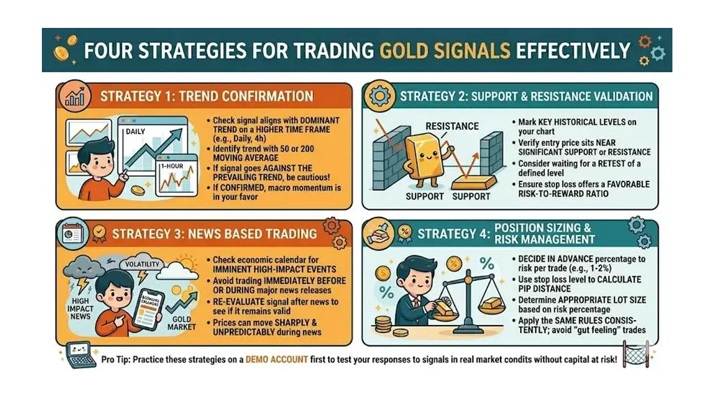 Checklist for evaluating a gold trading signal provider Vantage Markets 
