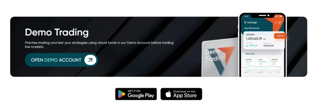 These strategies are commonly explored using demo environments. That’s because demo accounts allow new users to practice without taking financial risk. They also help build a routine. Learning how to spot setups, manage session timing, and track outcomes is easier when pressure is removed.
On the Vantage Markets Trading platform, users can replay past price movements or test strategies live with virtual funds. This builds familiarity with tools like moving averages, RSI, and price zones, without needing to commit real capital.
In the next section, we’ll walk through how to get started with gold trading online and how to safely explore the market using the features available on many platforms. This includes step-by-step onboarding, funding, and how to monitor gold charts in real time.