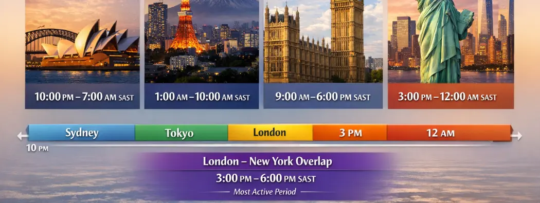 Best US30 Trading Hours in South Africa for Traders