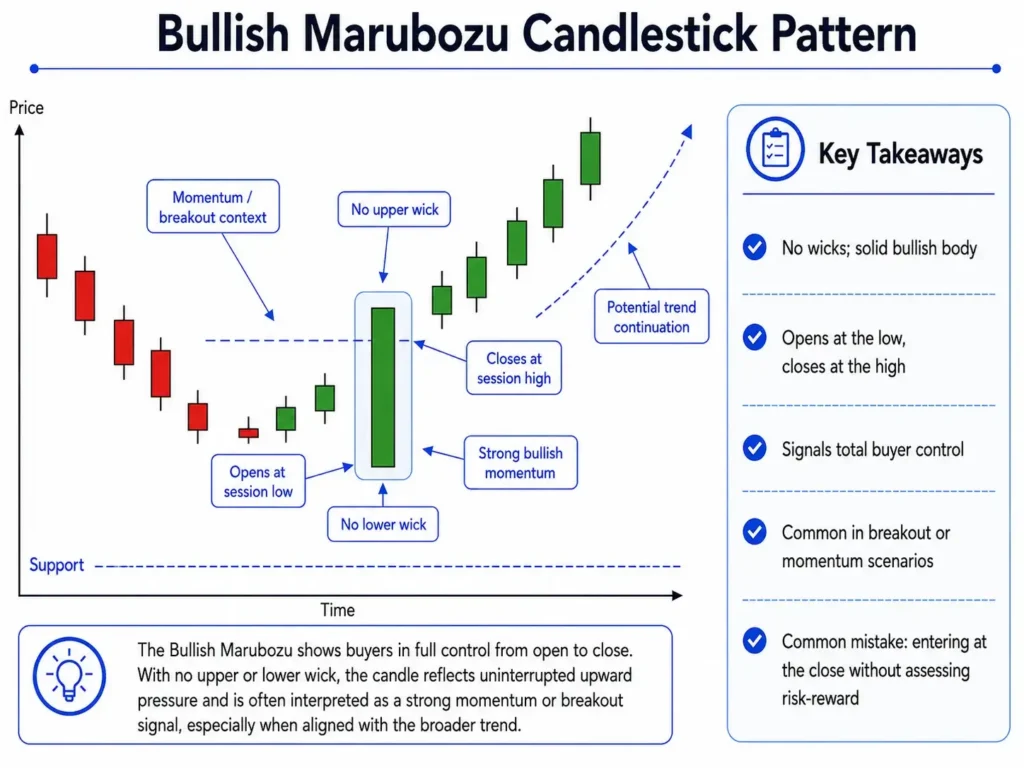 Bullish Marubozu Candlestick Pattern