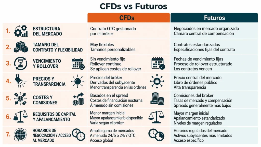 CFD vs Futures- key differences in structure