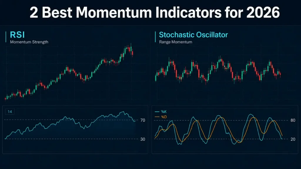 best momentum indicators RSI stochastic oscillator Vantage Markets 