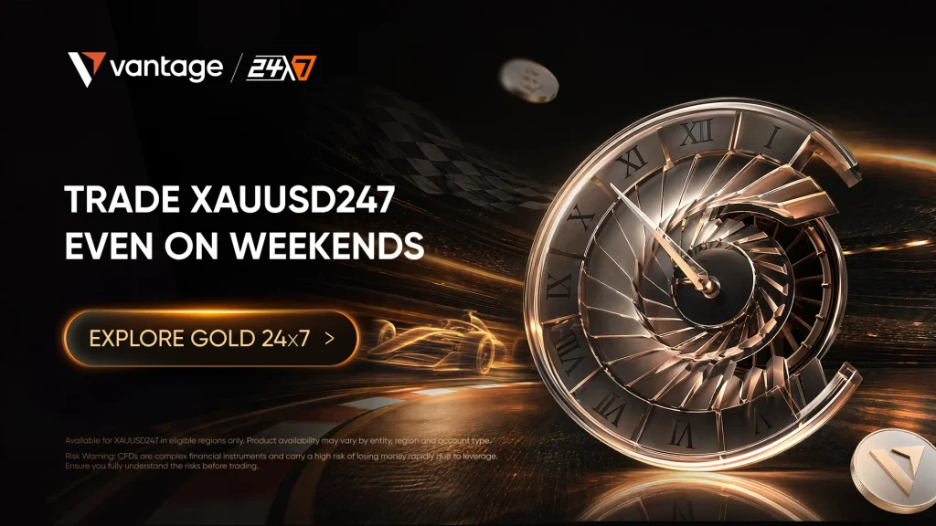 GOld 24/7 Campaign Vantage Markets