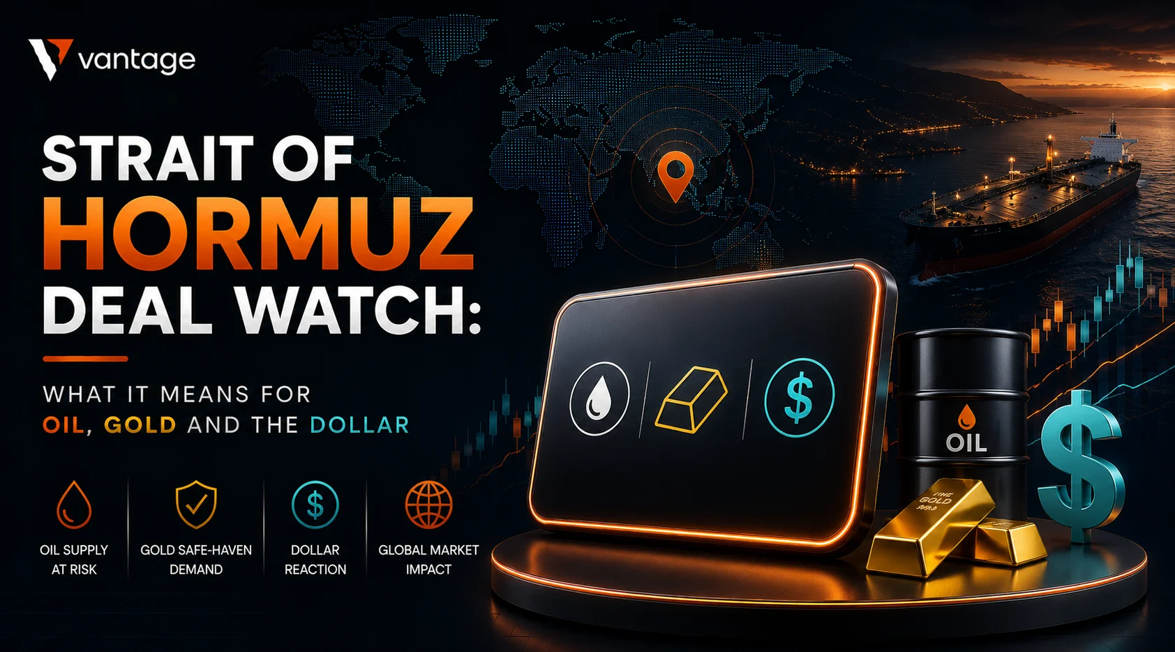 Strait of Hormuz Deal Watch: What It Means for Oil, Gold and the Dollar