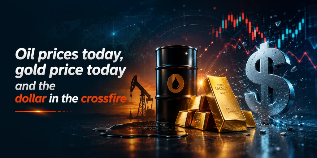 Oil prices today, gold price today and the dollar in the crossfire
