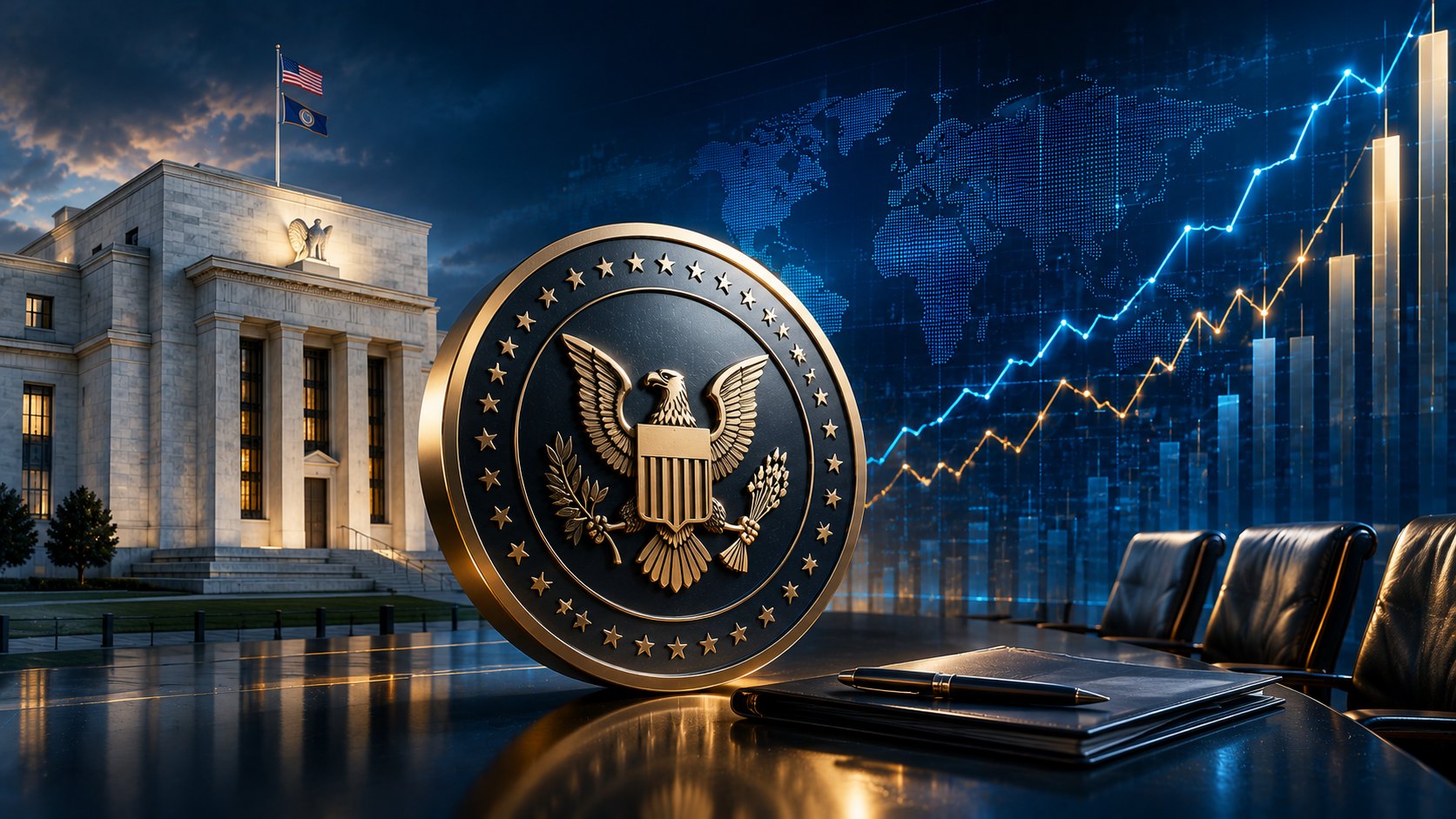 Federal Reserve July decision graphic showing the FOMC vote breakdown
